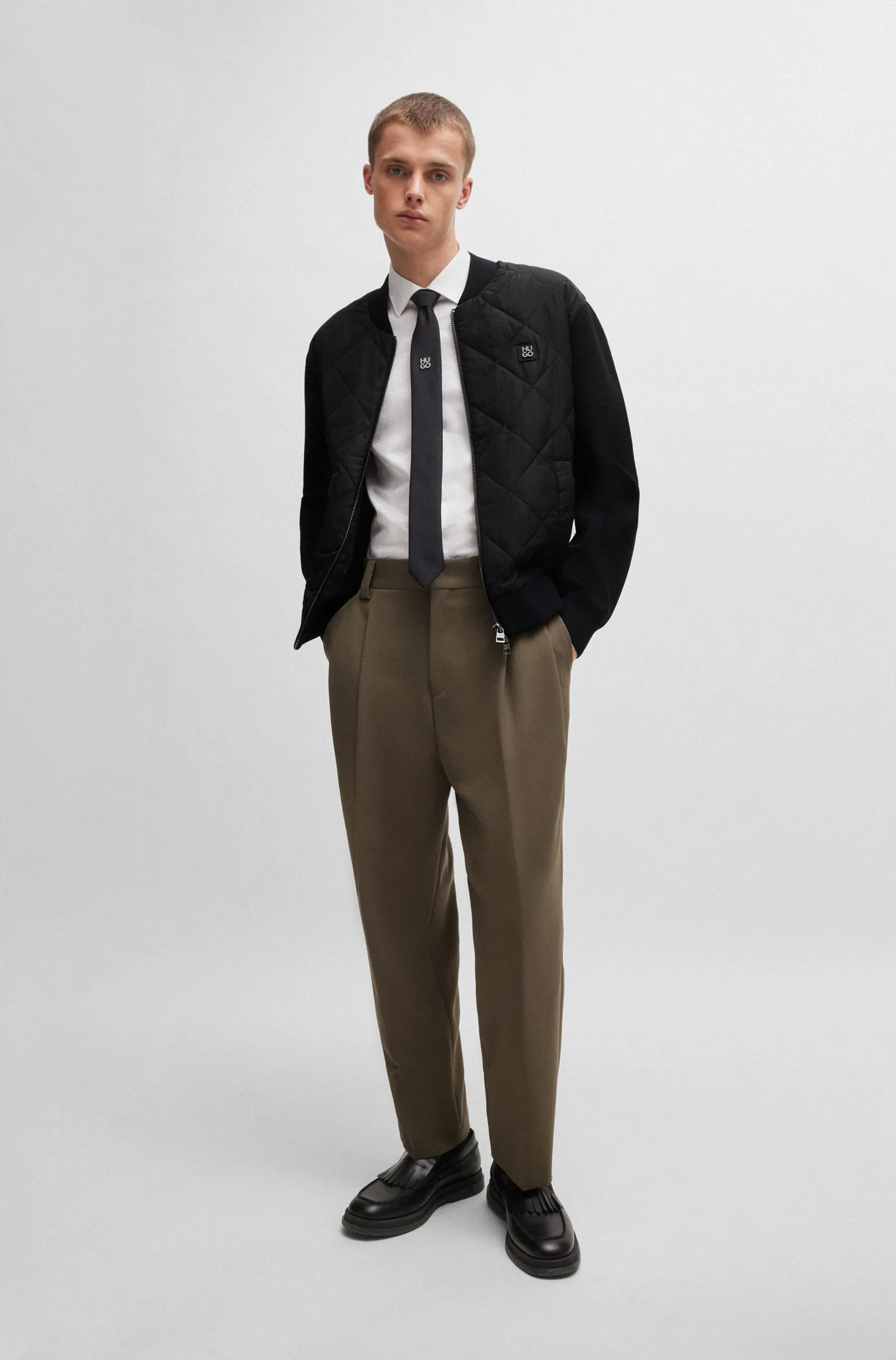 HUGO Casual Jackets Relaxed Fit in Nylon - SYBOR 10260367 01-50516619