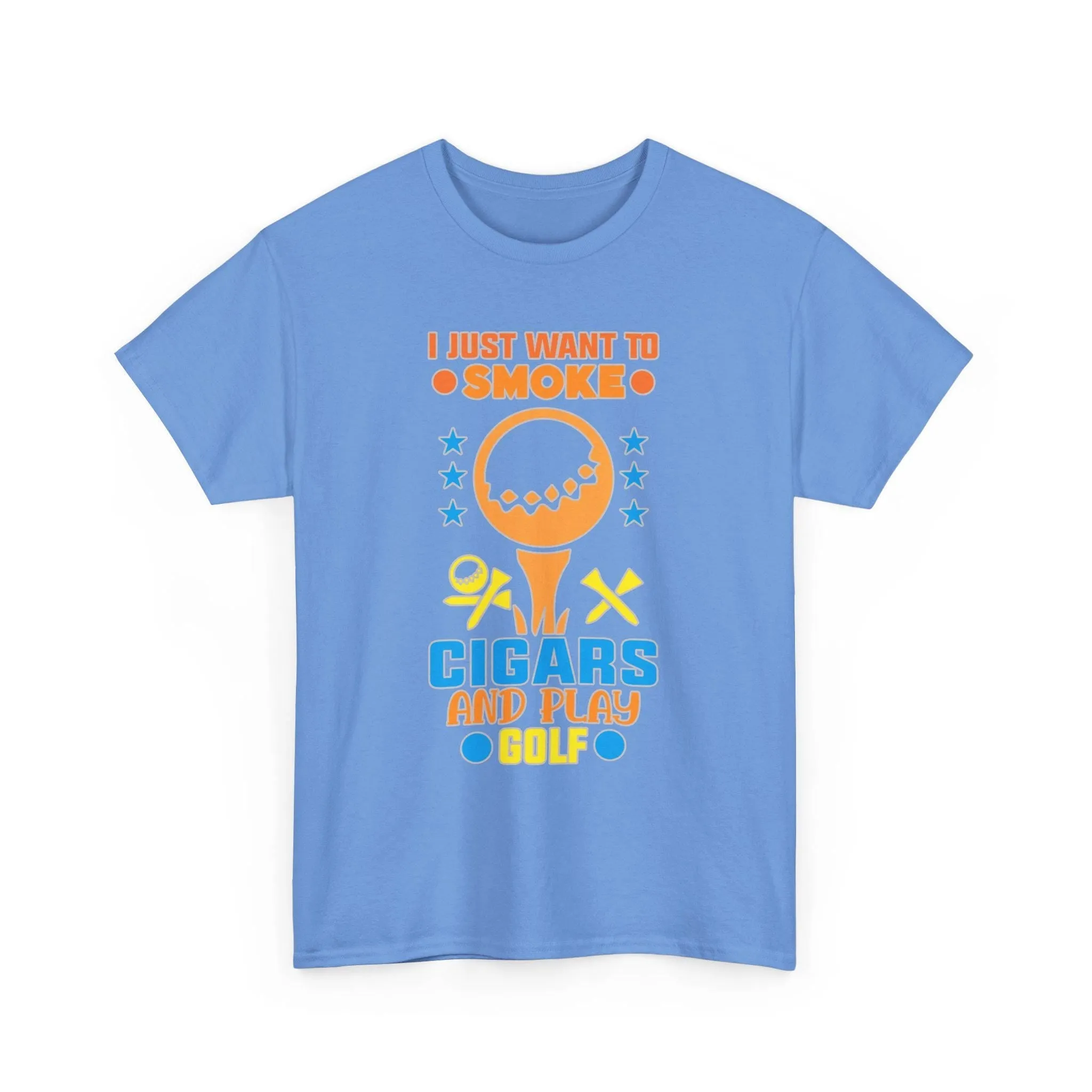 I Just Want To Play Golf And Smoke Cigars T-Shirt
