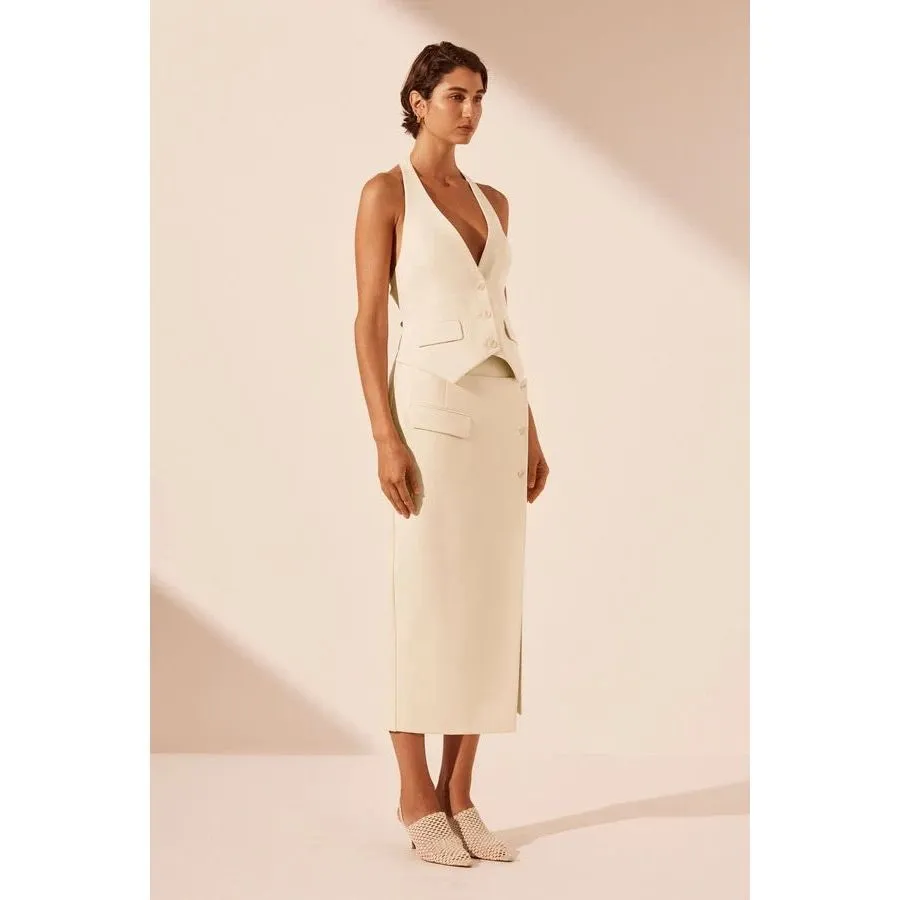 IRENA TAILORED OPEN BACK VEST