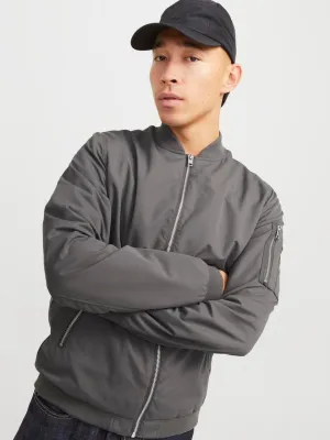 Jack&Jones Bomber Jacket in Castlerock Grey