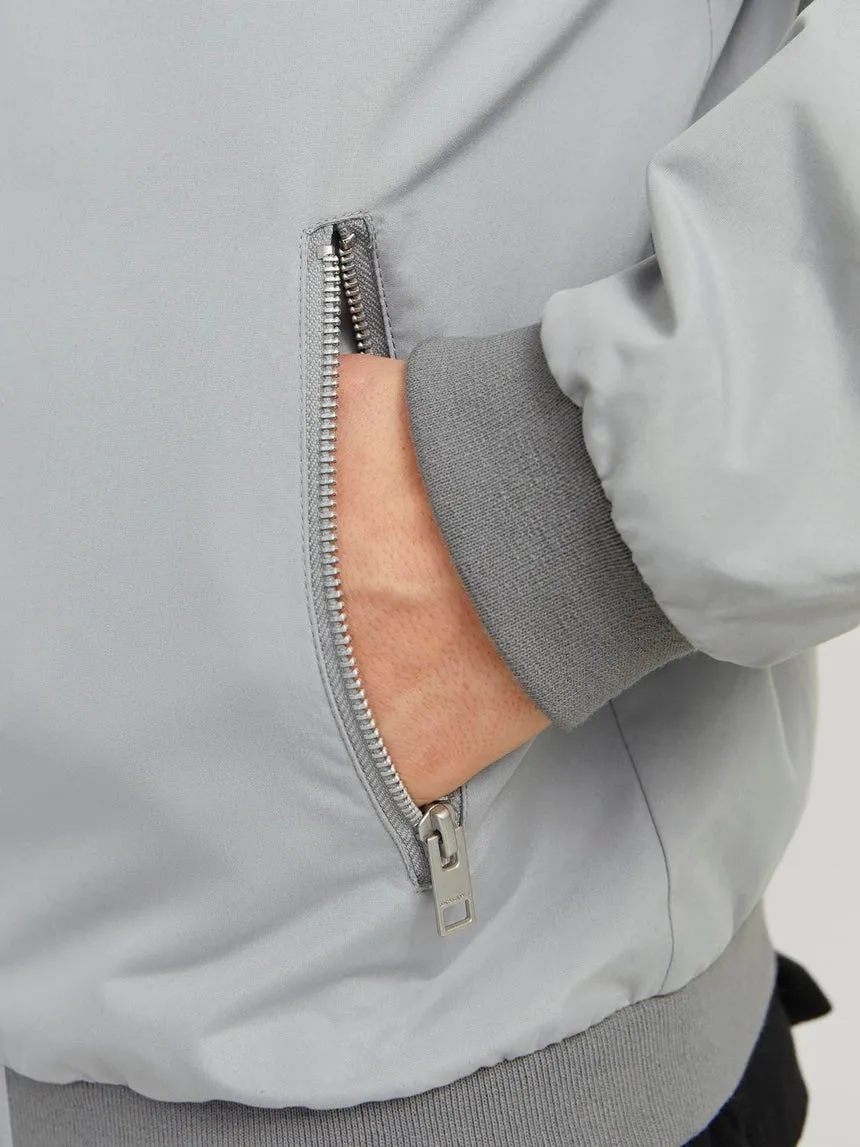 Jack&Jones Bomber Jacket in Ultimate Grey
