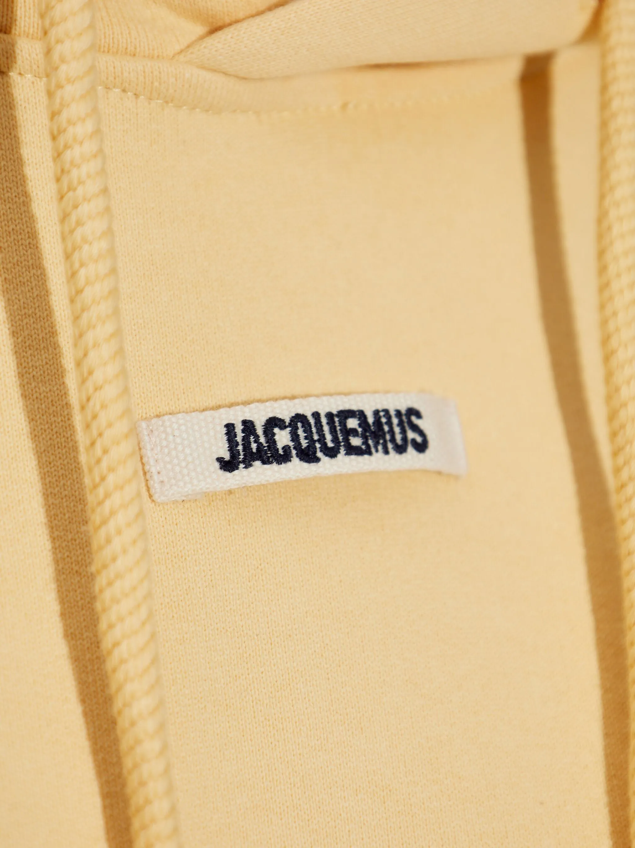 Jacquemus Gros Grain Light Beige Hooded Sweatshirt
