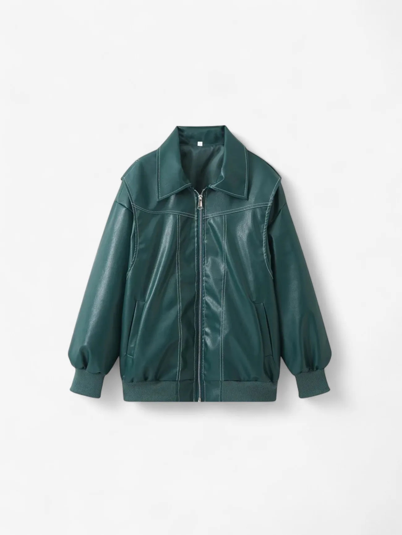 Jada | Women's Oversized Zip Up Bomber Jacket with Pockets
