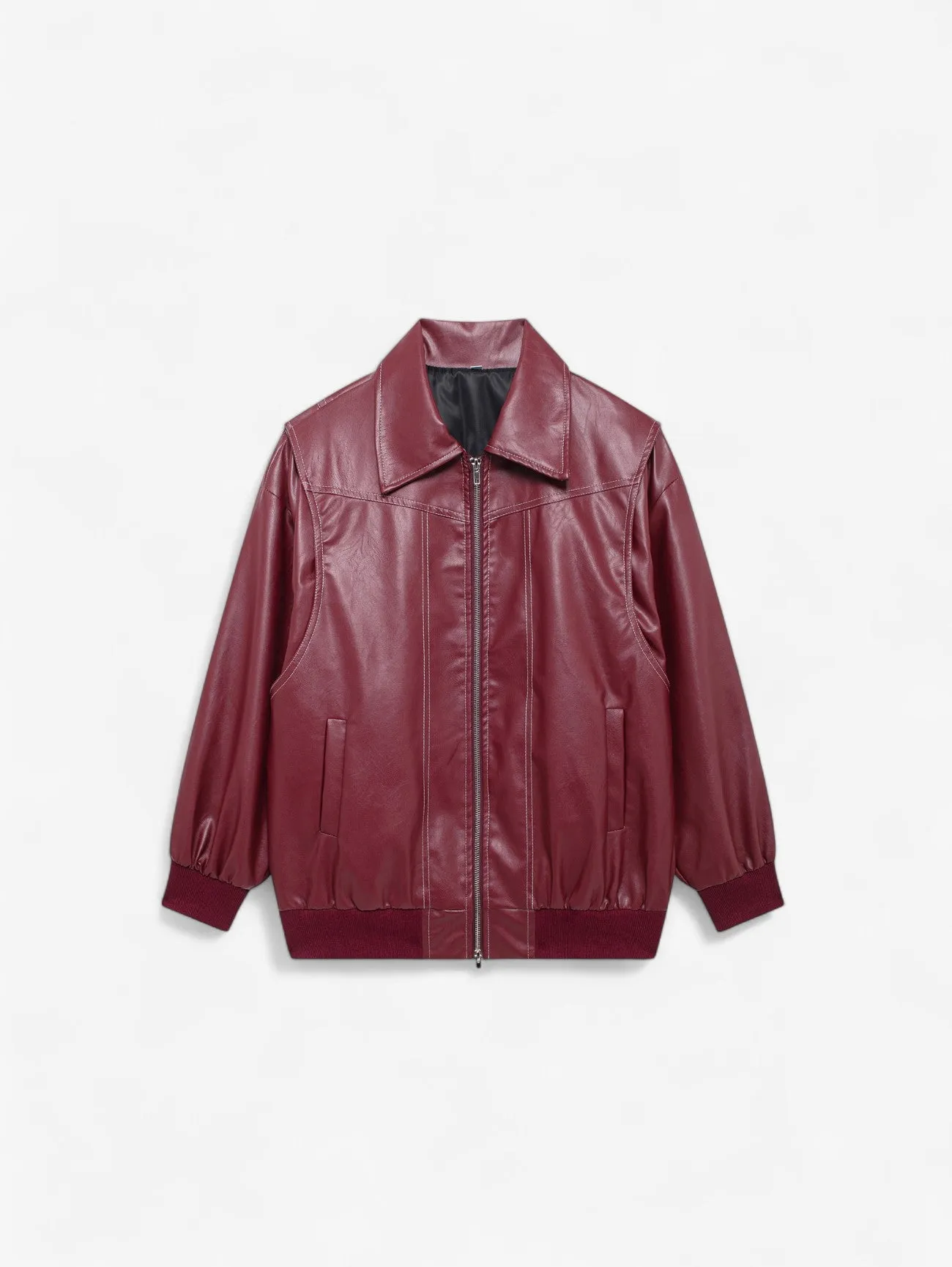 Jada | Women's Oversized Zip Up Bomber Jacket with Pockets