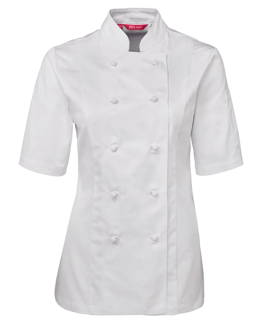 JB's Wear Ladies S/S Chef's Jacket - 5CJ21