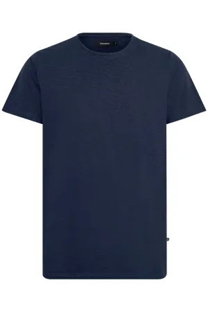 Jermane Mini Stripe T-Shirt in Sharp Blue