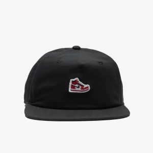 Jumpman Pro Structured Sneaker Patch Cap - Black