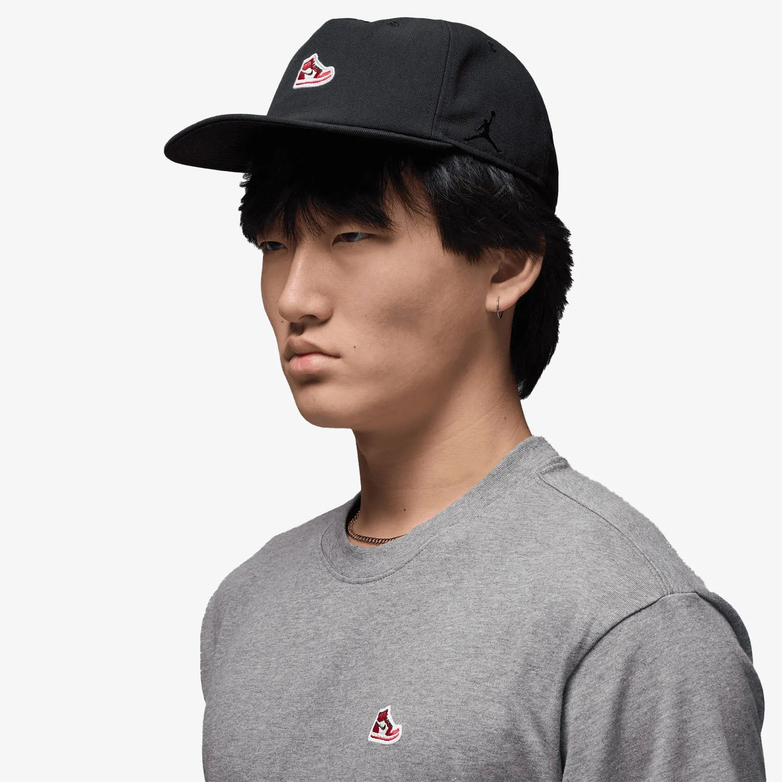 Jumpman Pro Structured Sneaker Patch Cap - Black