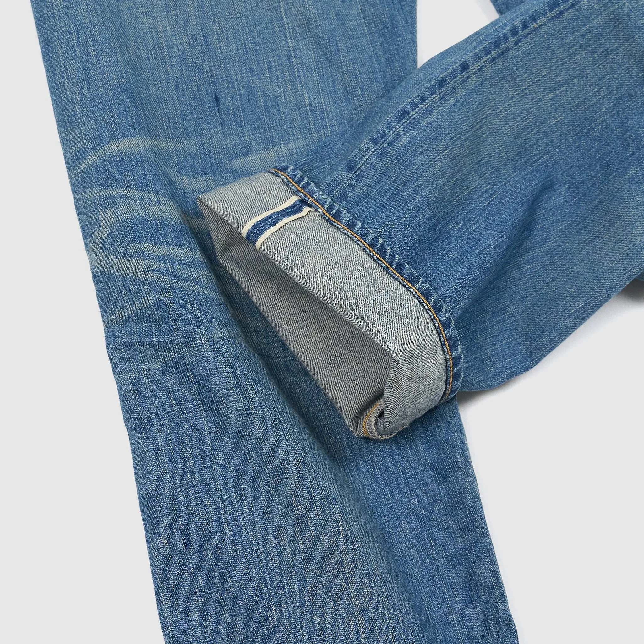 Junya Watanabe Man Straight Patched and Repaired Denim Jeans