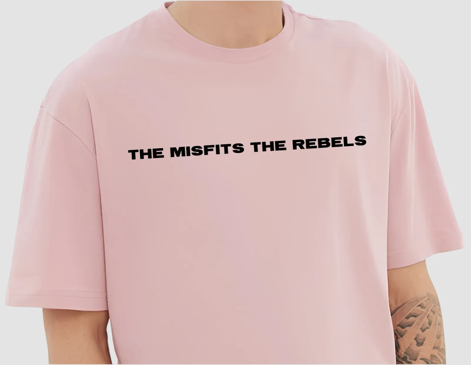 KART BLACK Men's Oversized Culture Printed T-Shirts