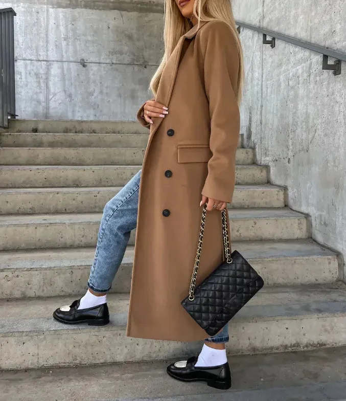 Kim™ | Elegant Double-Breasted Coat