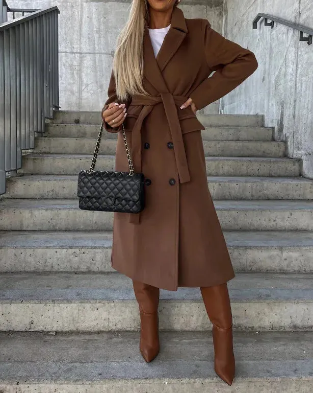 Kim™ | Elegant Double-Breasted Coat