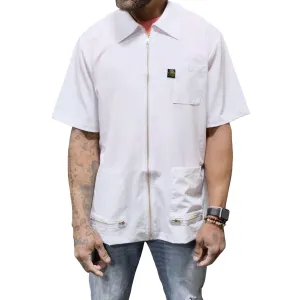 King Midas White Barber Jacket