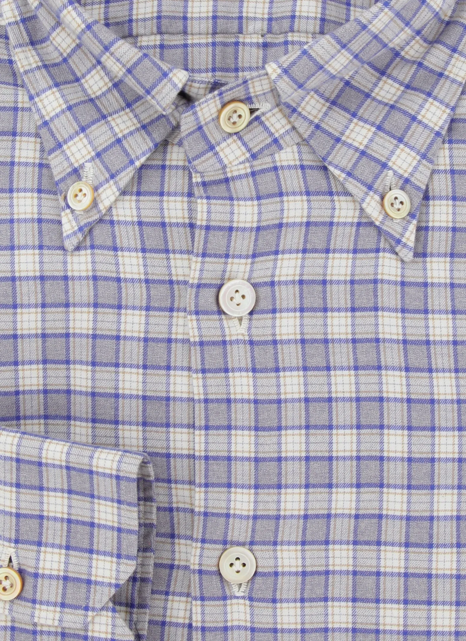 Kiton Blue Shirt - Slim