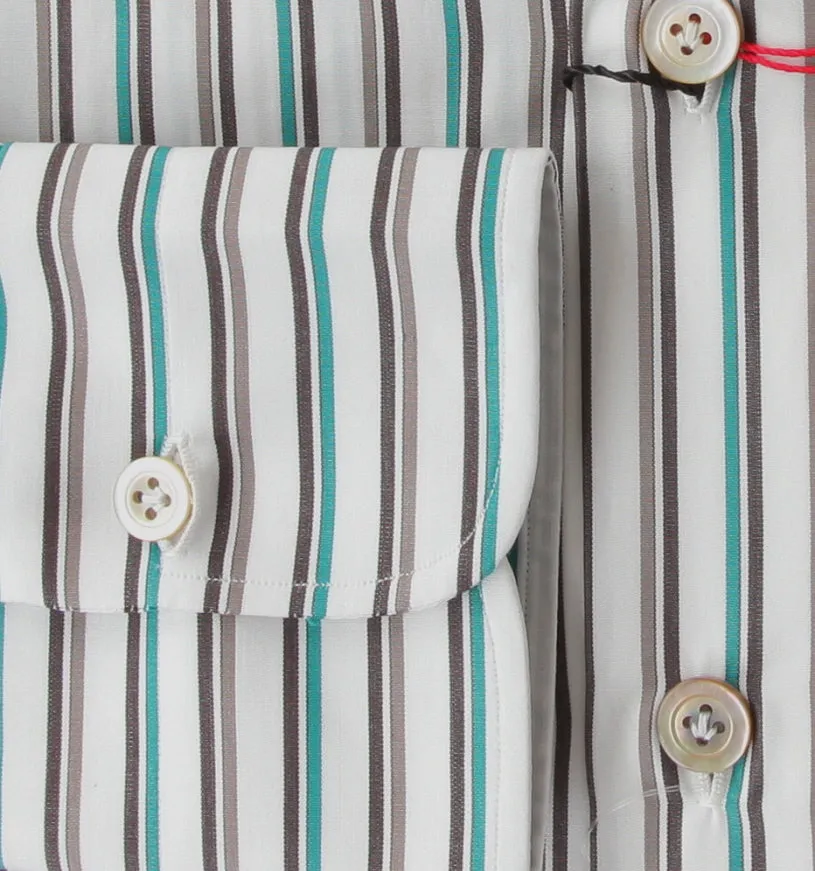 Kiton Brown Shirt - Slim