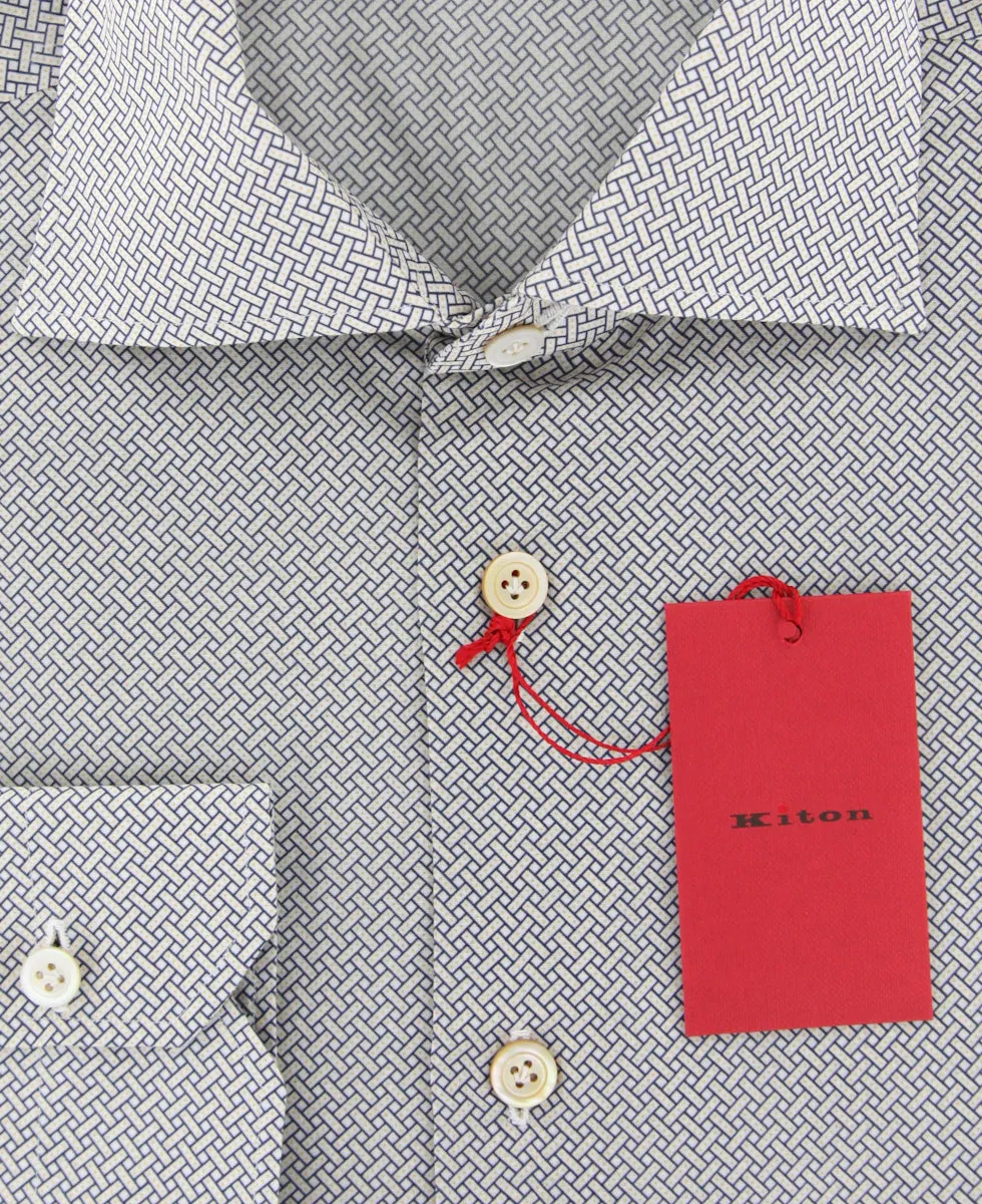 Kiton Cream Shirt - Slim