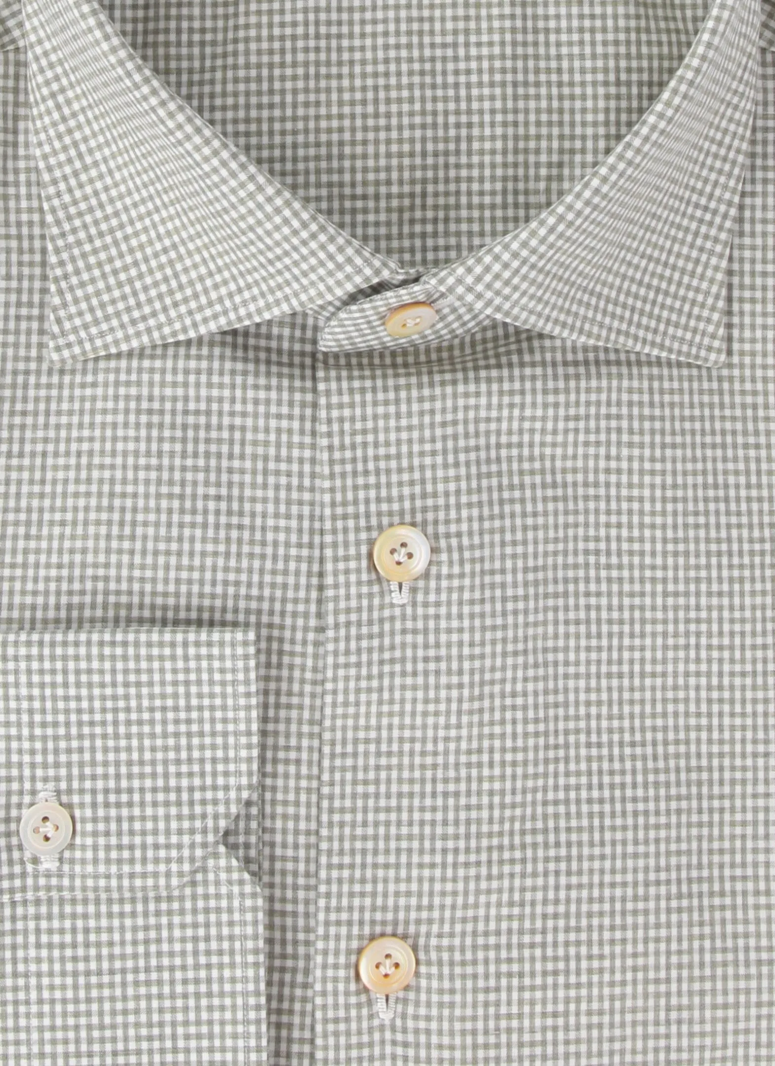 Kiton Green Shirt - Slim