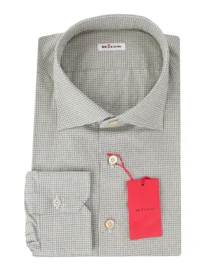 Kiton Green Shirt - Slim
