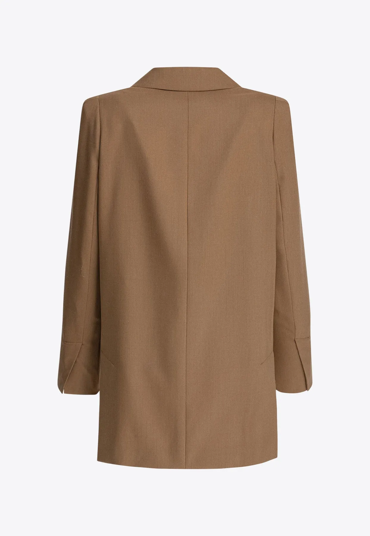 Kitten Single-Breasted Wool Blazer