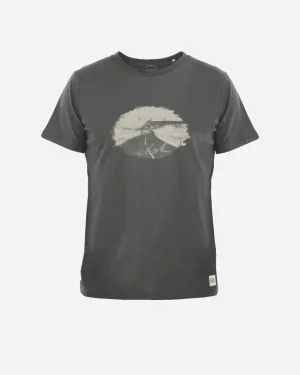 Kystvej Brushed Tee - Men - Dark Shadow