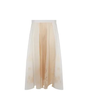 lace patch skirt