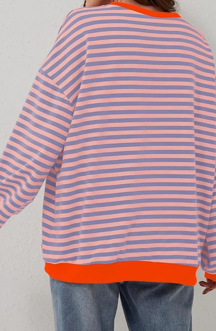 LACEY | OVERSIZED STRIPED SWEATER