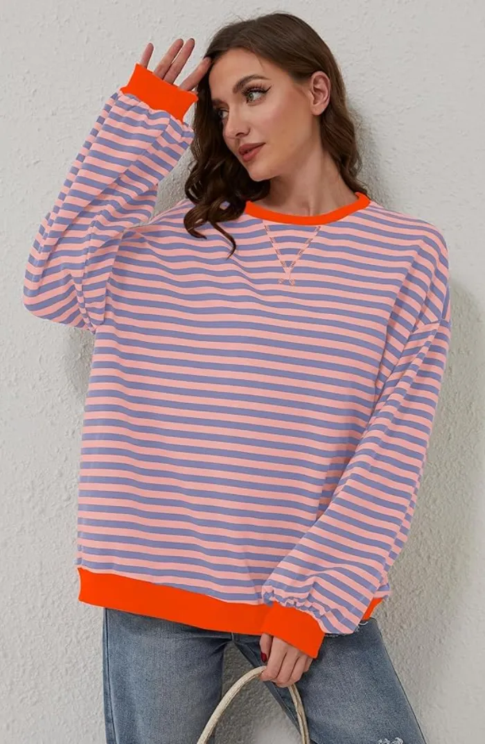LACEY | OVERSIZED STRIPED SWEATER