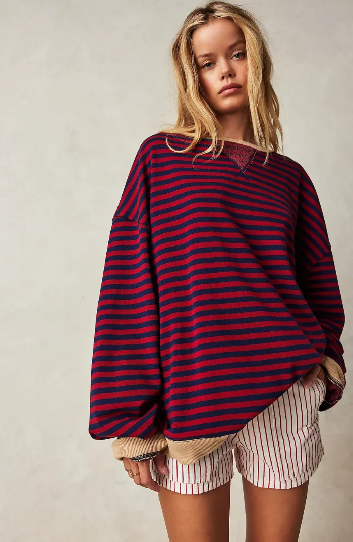 LACEY | OVERSIZED STRIPED SWEATER