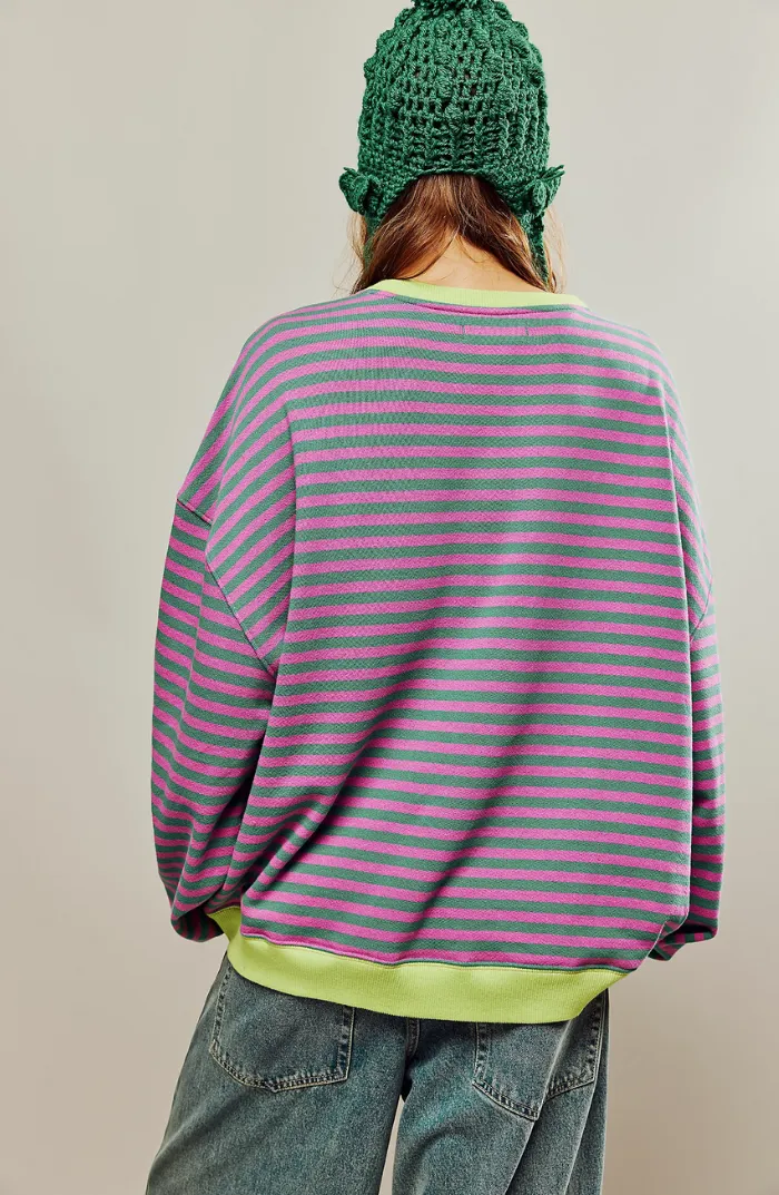 LACEY | OVERSIZED STRIPED SWEATER