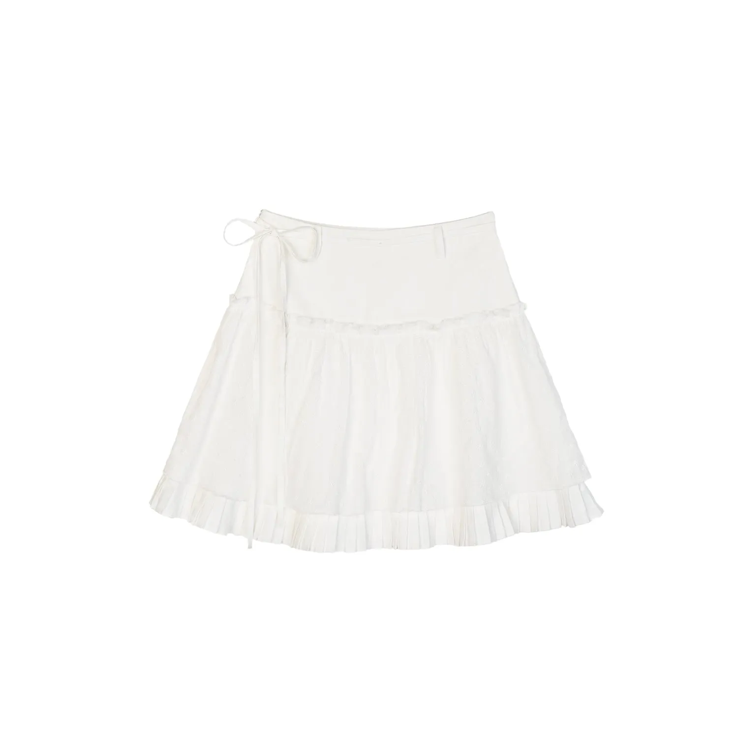 Layered Pleated Skirt