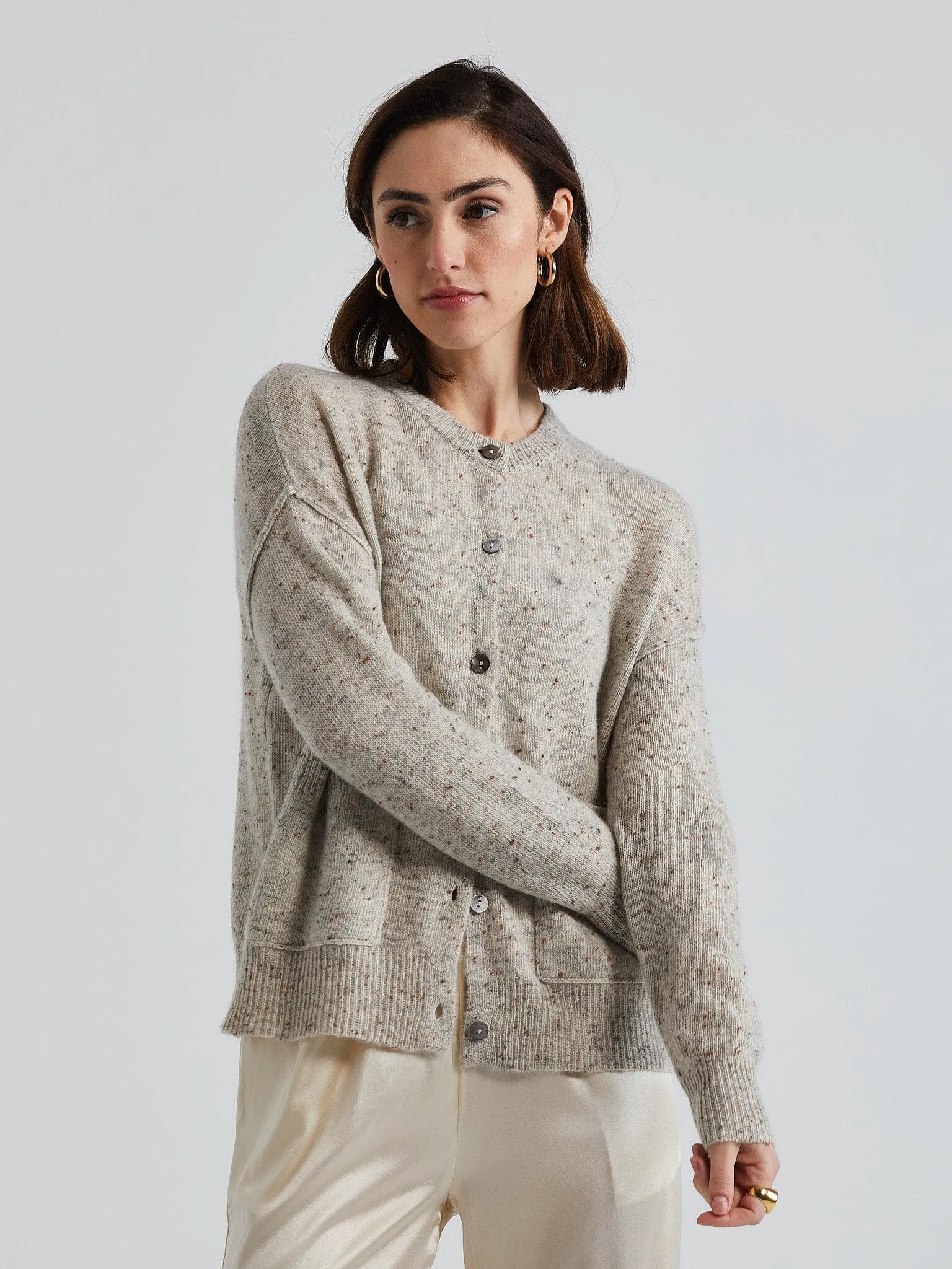 LD & Co Donegal Cardi - Natural
