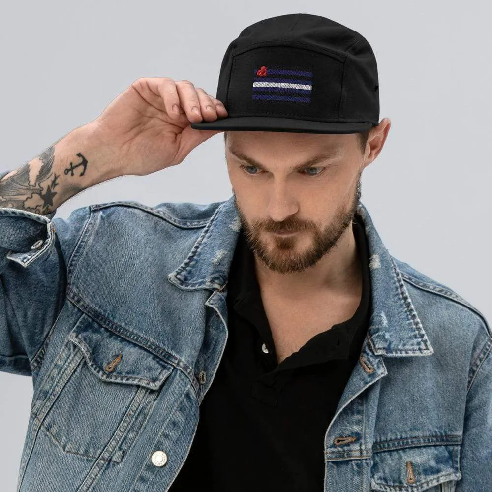 Leather Pride Flag Hat