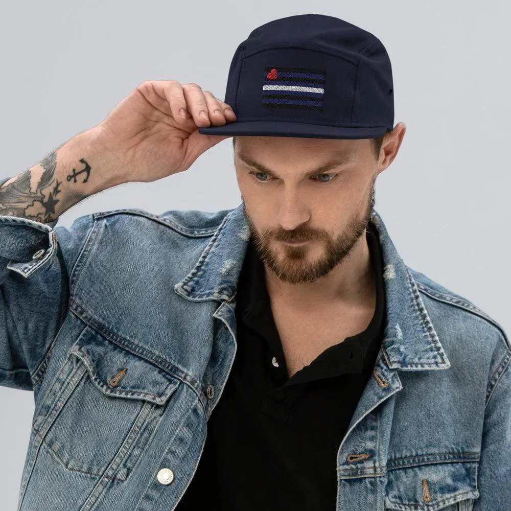 Leather Pride Flag Hat