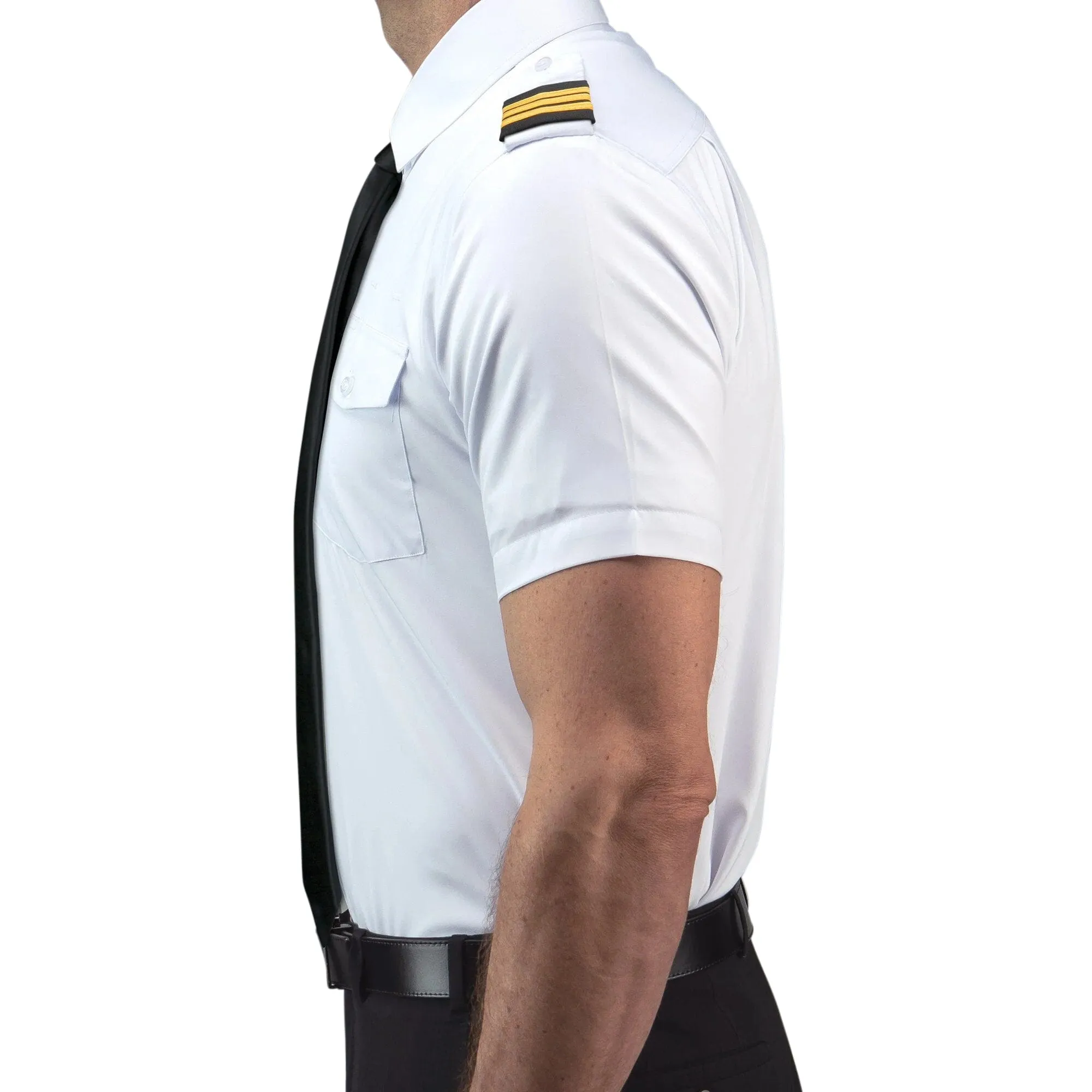 Lift Aviation Flextech Professional Pilot Short Sleeve Shirt (With Eyelets)