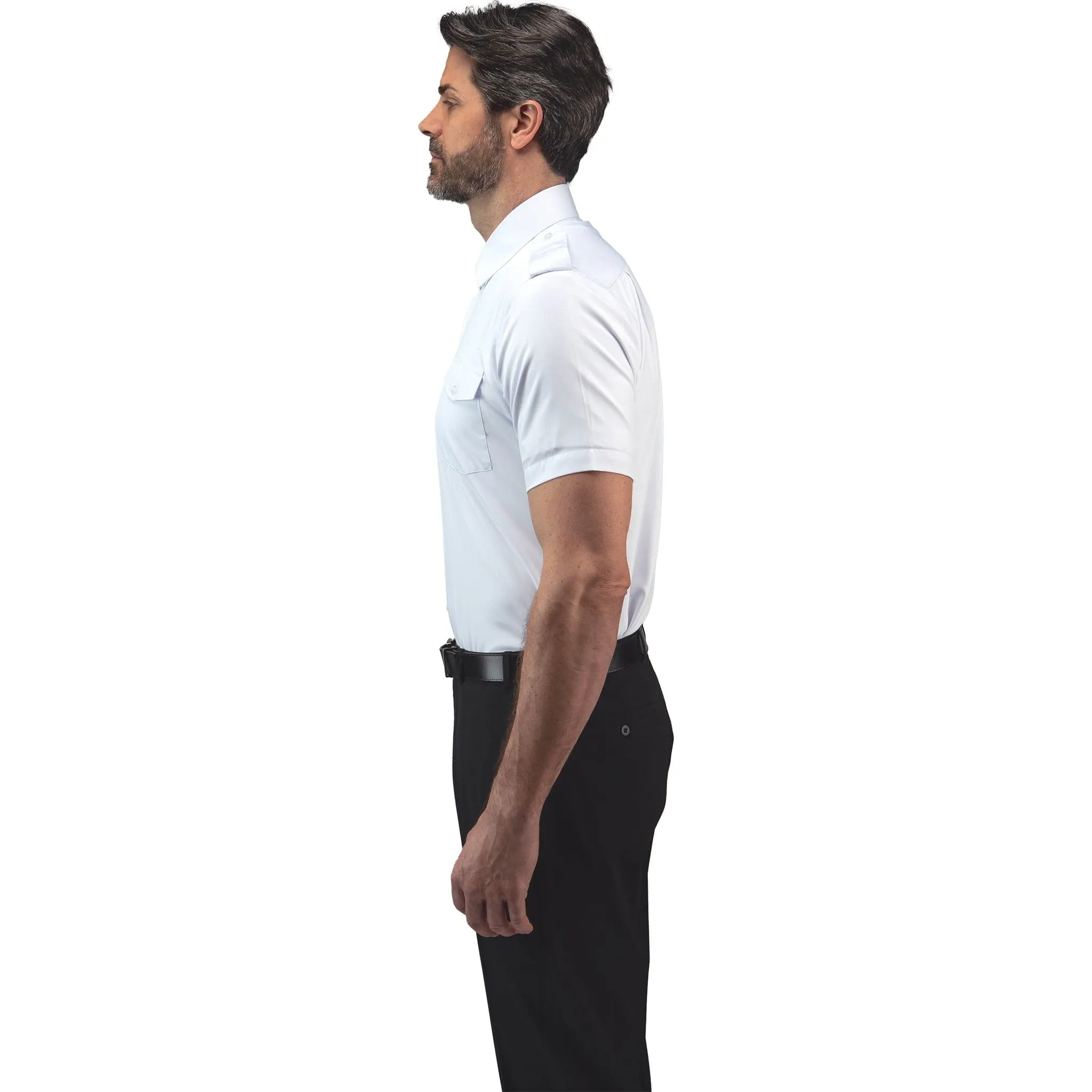 Lift Aviation Flextech Professional Pilot Short Sleeve Shirt (With Eyelets)