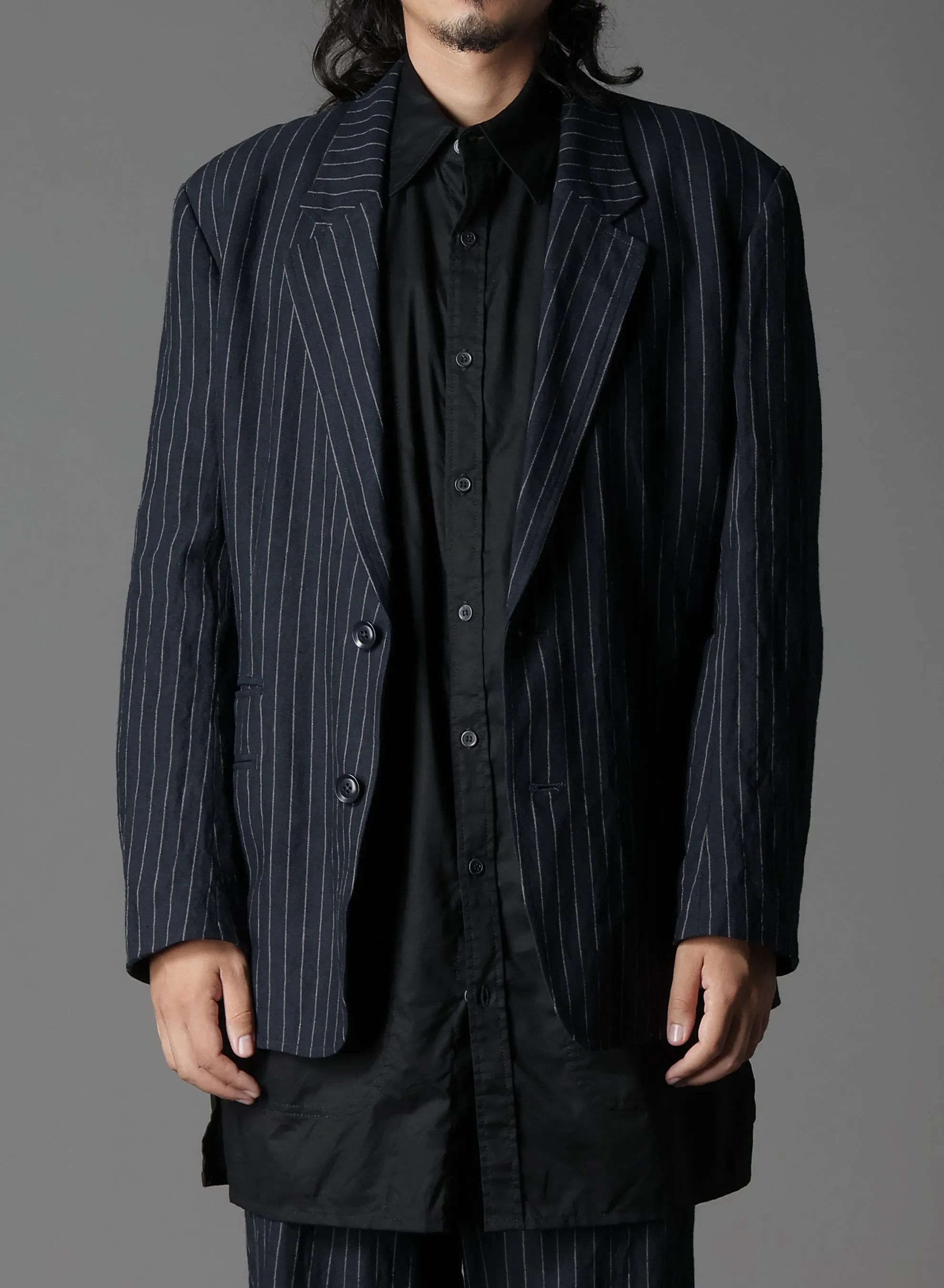 LIGHT DONGGOROS 2BS DOUBLE-BRIMMED JACKETS