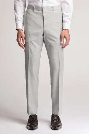 Light Grey Sharkskin Trouser Lt-Grey