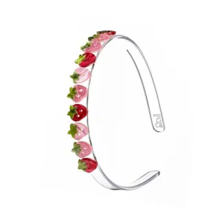 Lilies & Roses Multi Strawberry Pearlized Headband