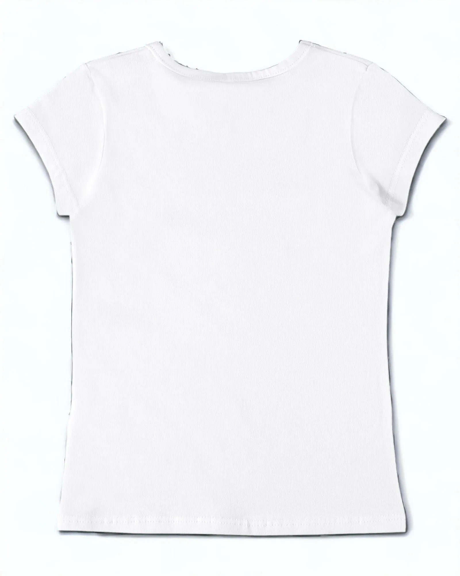 LITTLE GIRLS CLOTHES T-SHIRT WHITE