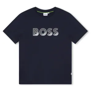 Logo Short Sleeves Tee-Shirt - Navy