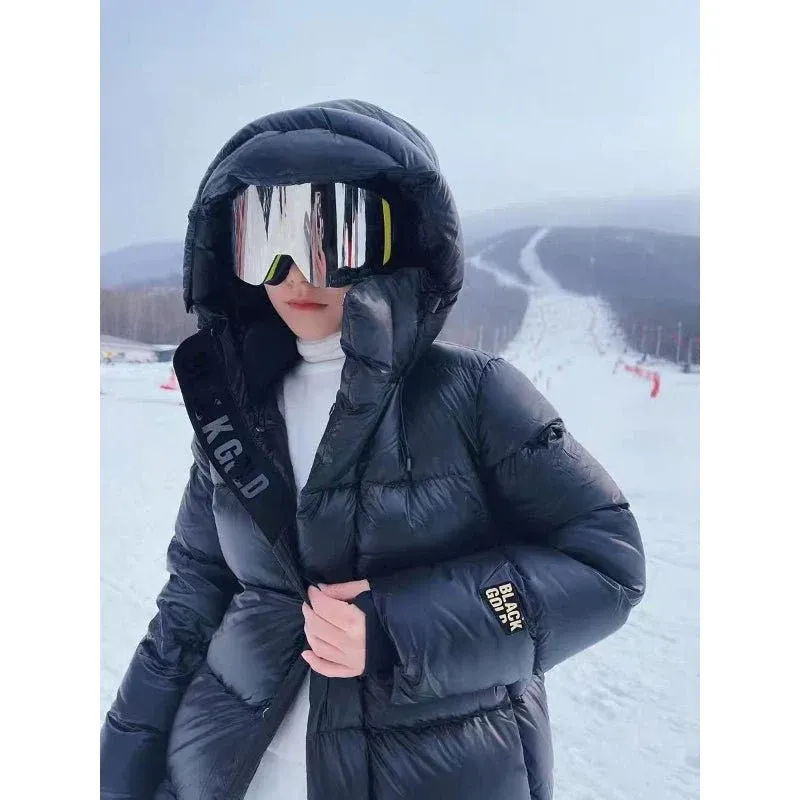 Long down puffer jacket - Lightweight and breathable material