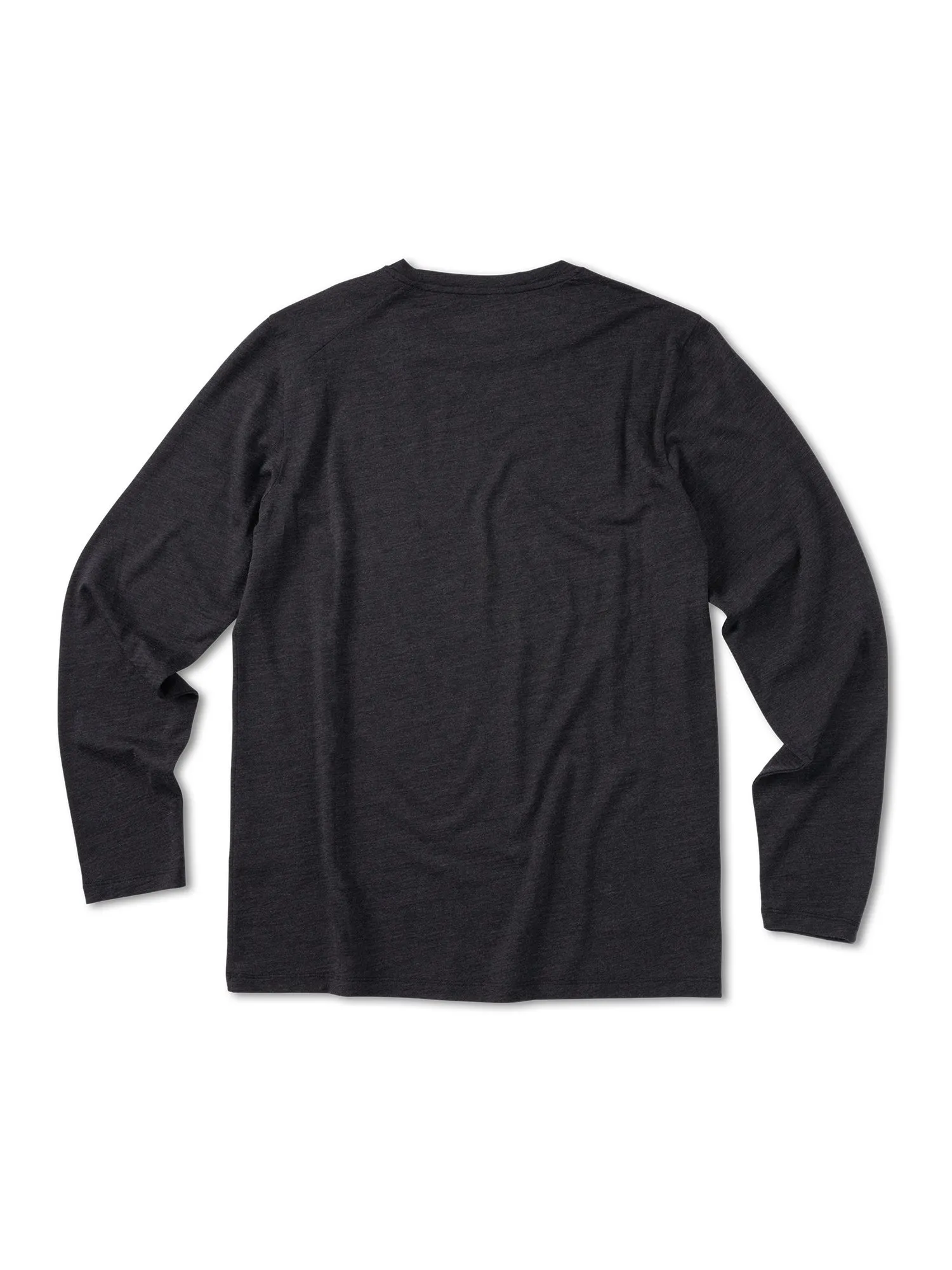 Longsleeve Merino - Dark Grey Melange (Male)