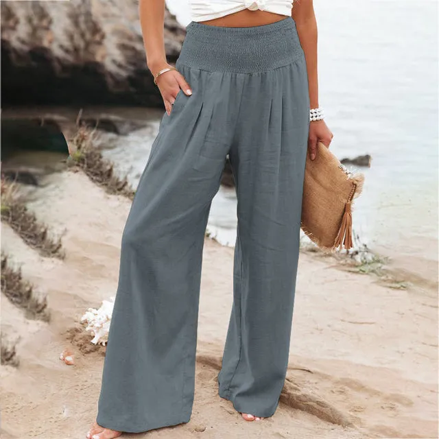 Lucia - Comfortable wide-leg pants