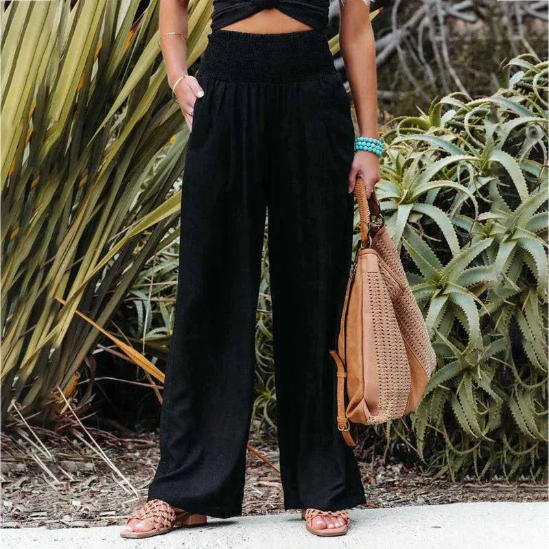 Lucia - Comfortable wide-leg pants