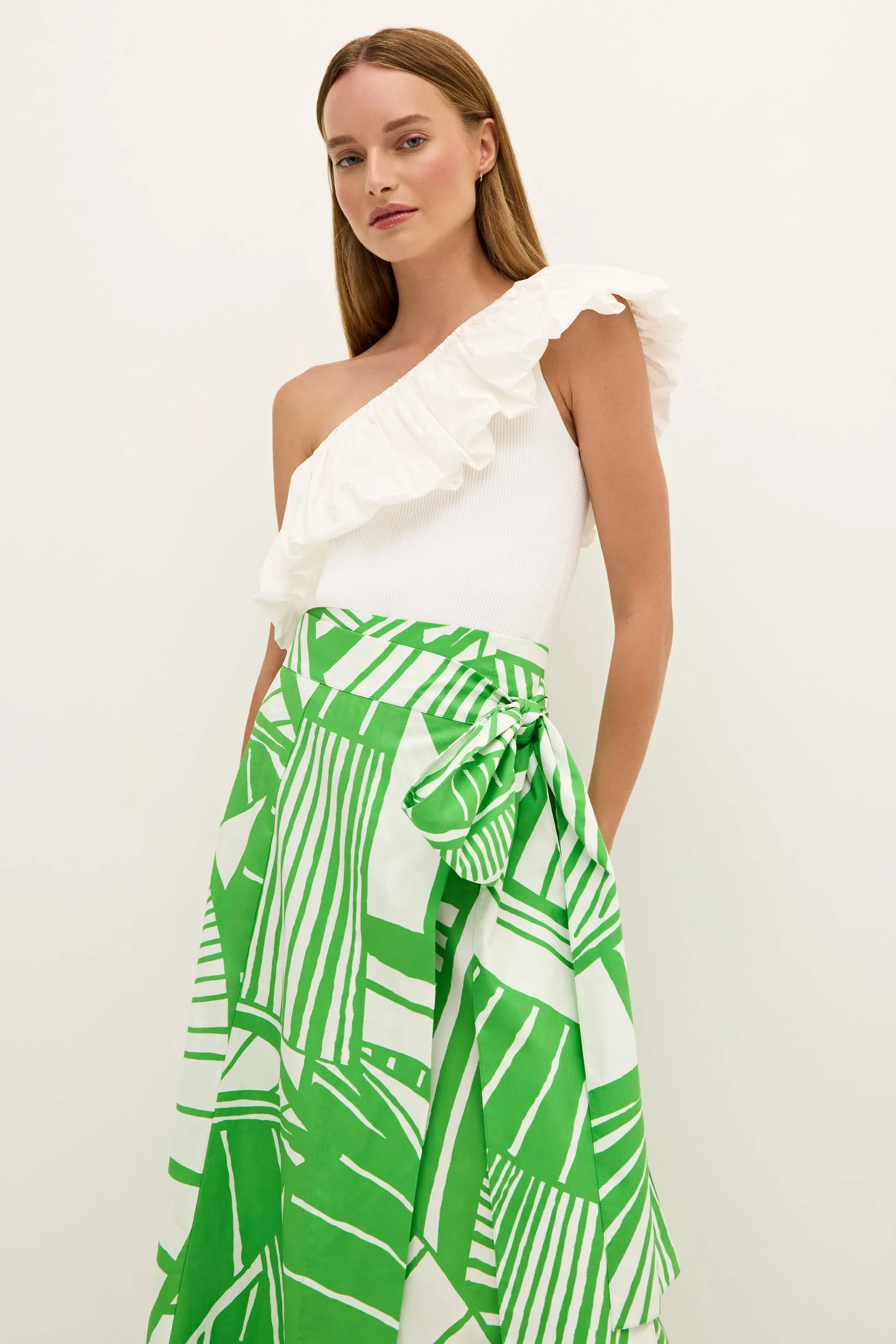 Lucy Top in Oyster by Marie Oliver
