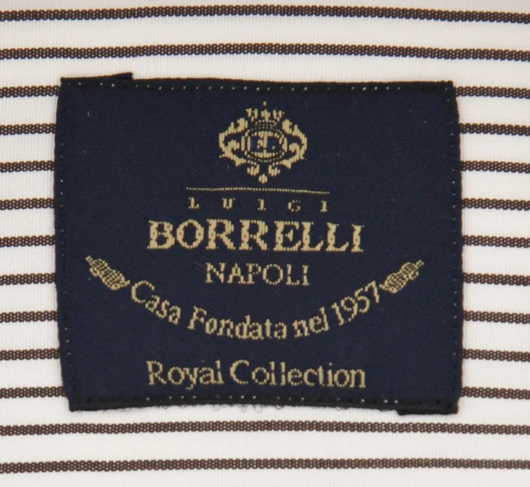 Luigi Borrelli Brown Shirt - Slim