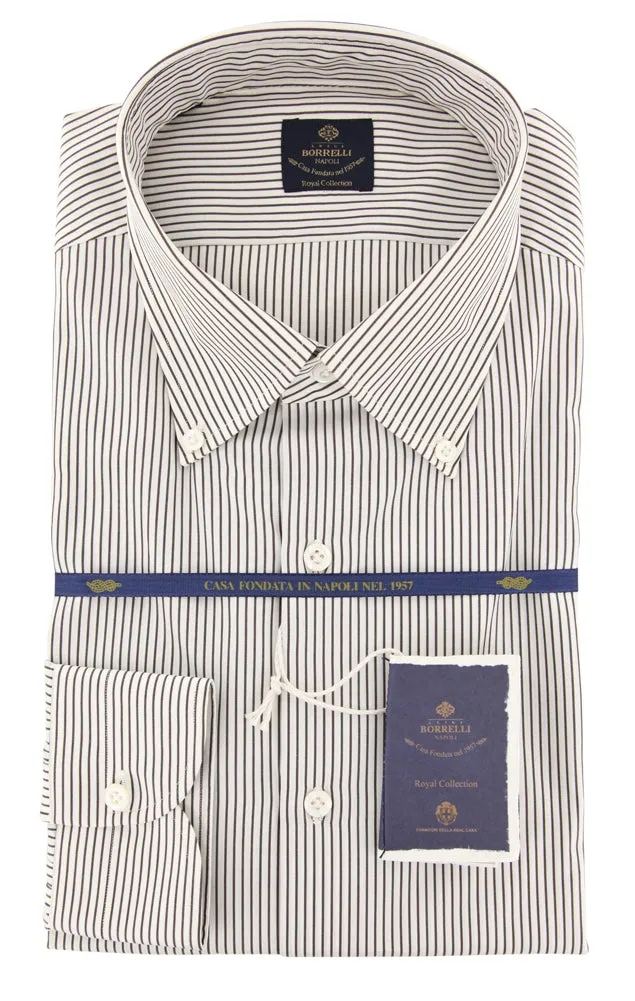 Luigi Borrelli Brown Shirt - Slim