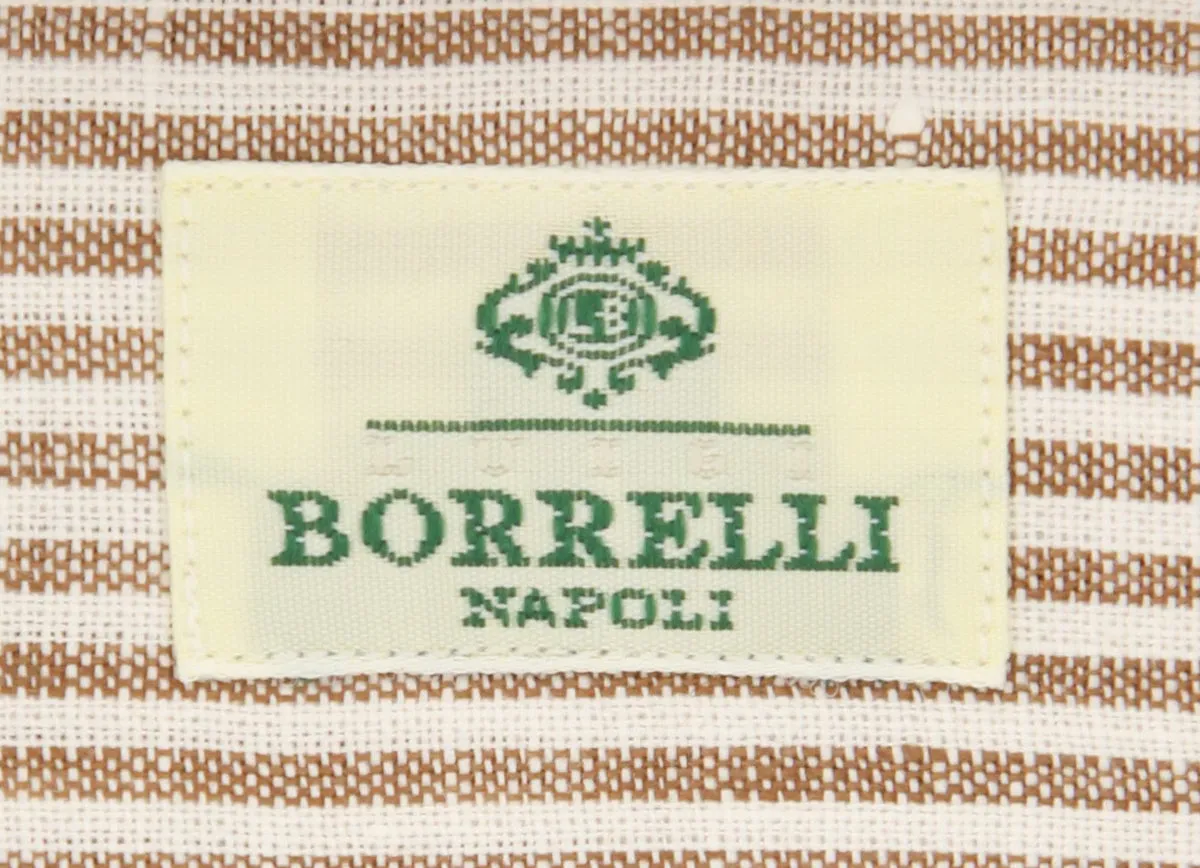 Luigi Borrelli Brown Shirt - Slim