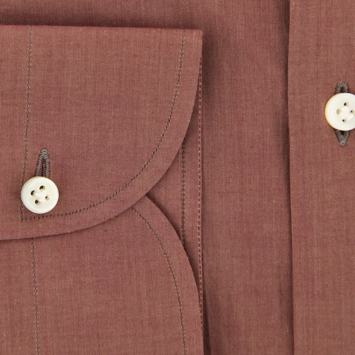 Luigi Borrelli Brown Shirt - Slim