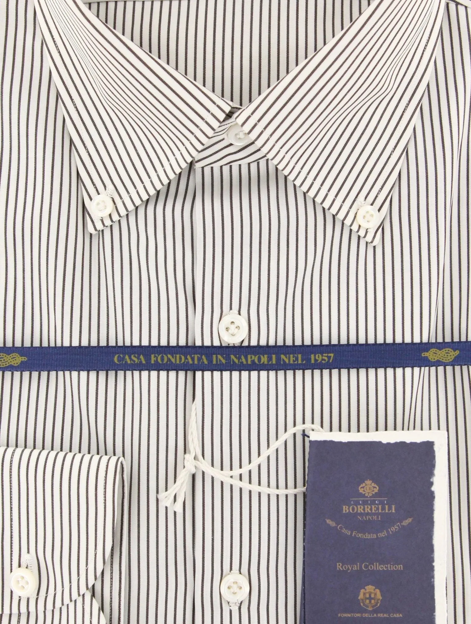Luigi Borrelli Brown Shirt - Slim
